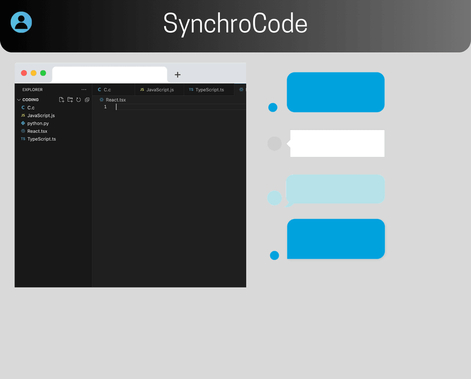 SynchroCode — collaborative editor with live chat